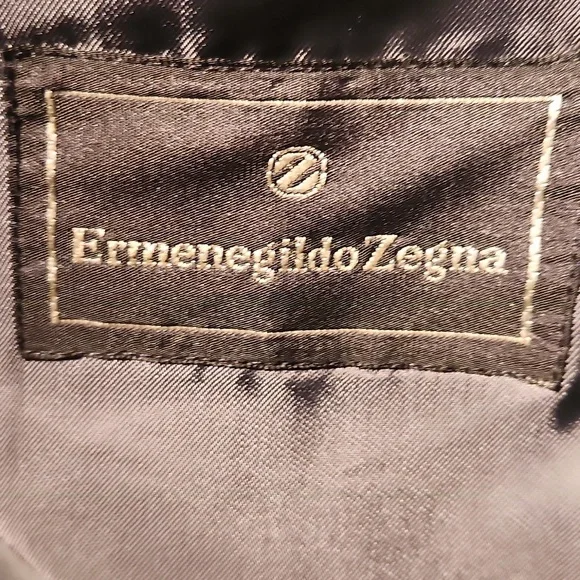 Ermenegildo Zegna Olive Green Wool and Cashmere Blazer, Saks Fifth Avenue - Picture 2 of 4